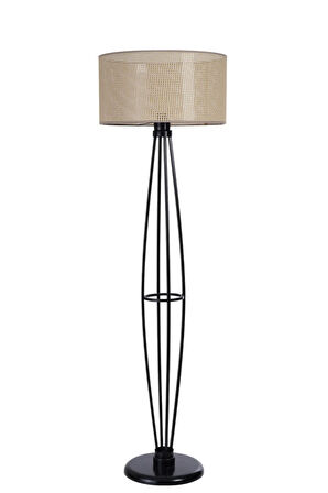 HEDAR SİYAH LAMBADER SİLİNDİR PETEK ABAJURLU