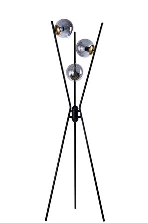 KERVAN SİYAH LAMBADER FÜME CAMLI