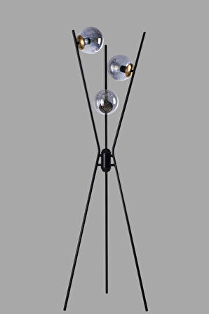 KERVAN SİYAH LAMBADER FÜME CAMLI