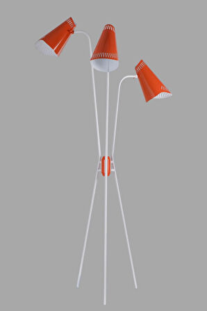 YENİ AKASYA 3 LÜ BEYAZ LAMBADER TURUNCU LAZER BAŞLIKLI