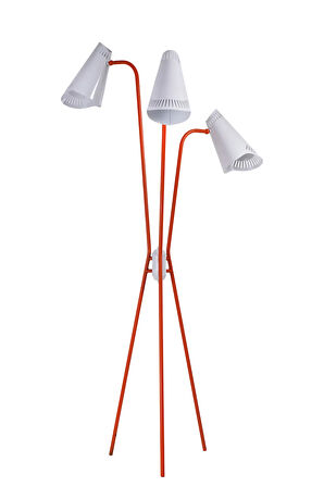 YENİ AKASYA 3 LÜ TURUNCU LAMBADER BEYAZ LAZER BAŞLIKLI