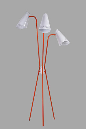 YENİ AKASYA 3 LÜ TURUNCU LAMBADER BEYAZ LAZER BAŞLIKLI