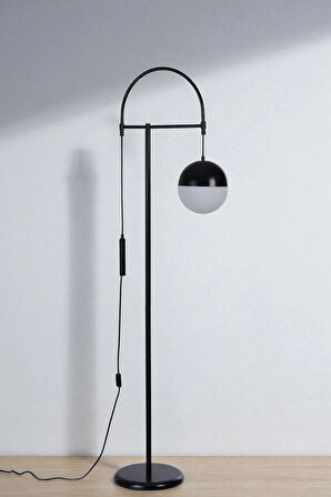 OMAY SİYAH LAMBADER BEYAZ CAMLI