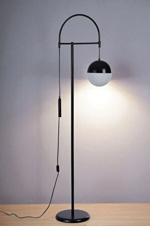 OMAY SİYAH LAMBADER BEYAZ CAMLI