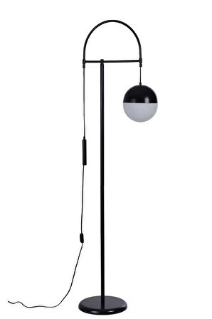 OMAY SİYAH LAMBADER BEYAZ CAMLI