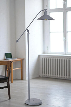 MOKA GRİ LAMBADER METAL BAŞLIKLI