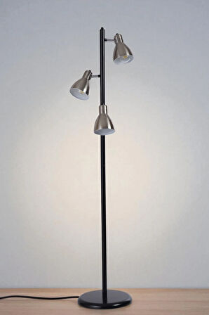 OTİS 3 LÜ SİYAH-MAT KROM LAMBADER