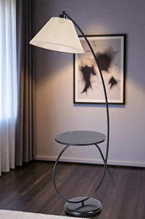 KAYA SEHBALI SİYAH LAMBADER PRAMİT PETEK ABAJURLU