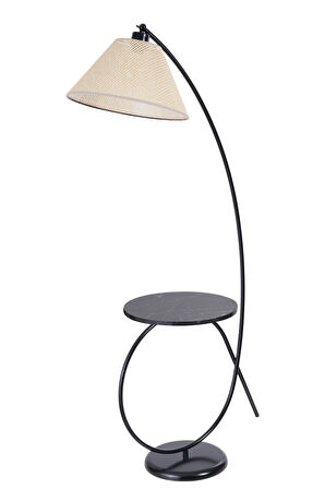 KAYA SEHBALI SİYAH LAMBADER PRAMİT PETEK ABAJURLU