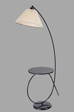 KAYA SEHBALI SİYAH LAMBADER PRAMİT PETEK ABAJURLU