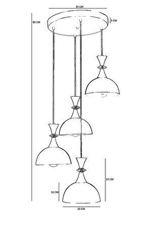 AKAY 4 LÜ TEPSİLİ ESKİTME SARKIT