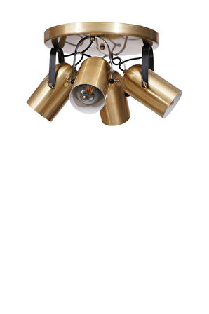 LONDON 4 LÜ TEPSİLİ ESKİTME PLAFONYER AVİZE