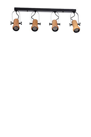 PASCAL 4 LÜ SIRALI NATUREL PLAFONYER AVİZE