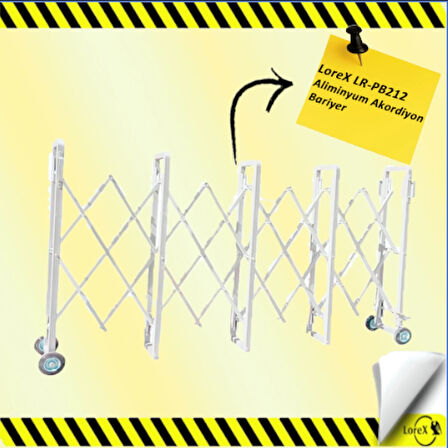 LOREX LR-PB212 Alüminyum Akordeon Bariyer