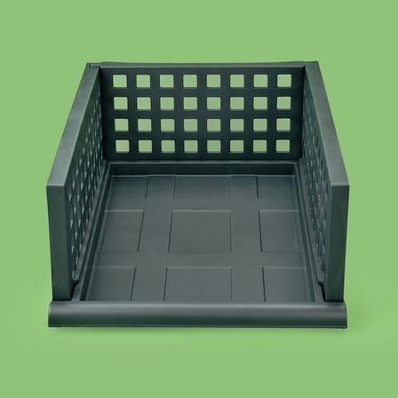 Smartware Maxi Tekli Set Akıllı Raf - Antrasit - 34x45x18 cm