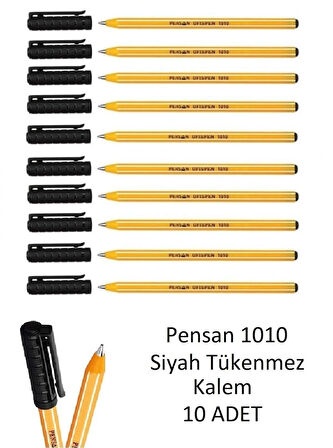 Pensan Ofispen 1010 Siyah Tükenmez Kalem 10 lu Set