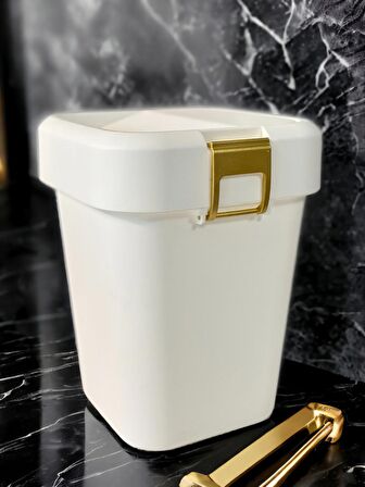 Motek COB-410G Comfort Dustbin 8 Litre Çöp Kutusu Kovası Gold