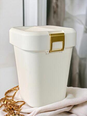 Motek COB-410G Comfort Dustbin 8 Litre Çöp Kutusu Kovası Gold