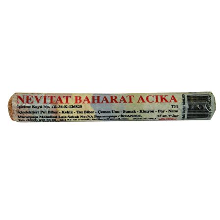 LokmanAVM Acıka Kahvaltılık Fişek Poy Baharat Karışımı 40-45 Gr Paket