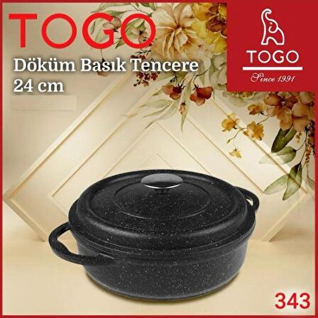 Togo Döküm 24 cm Basık Tencere