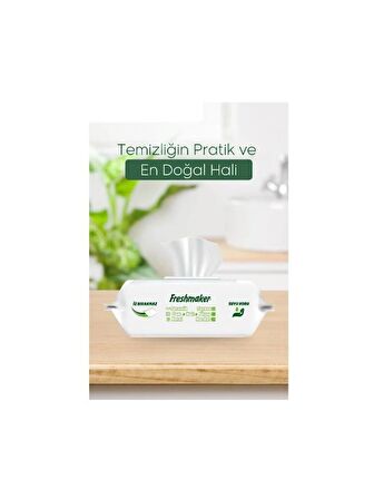 FRESHMAKER YÜZEYSİL BEYAZ SABUN KOKULU 100'LÜ