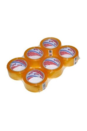 Şeffaf Koli Bandı / 45 Mm X 100 Metre / 6'lı Paket