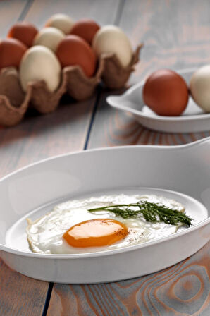 Kütahya Porselen Tavola 25 Cm Porselen Yumurta Sahanı
