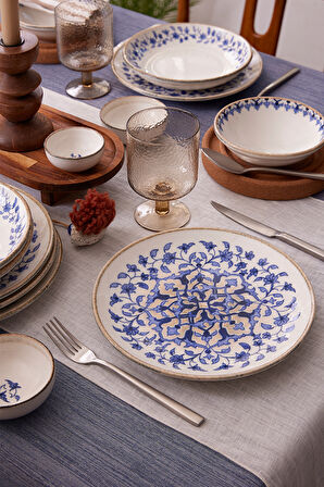 Kütahya Porselen Tile Legacy 18 Parça 6 Kişilik Yemek Takımı