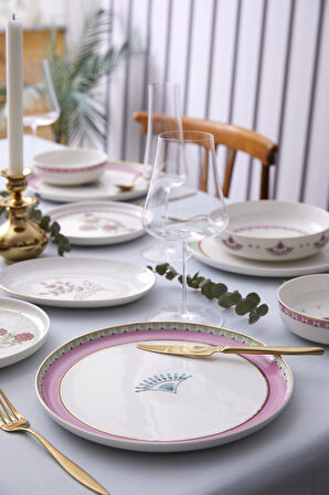 Kütahya Porselen Bone Moderna 26 Parça 6 Kişilik Yemek Takımı Chirpy