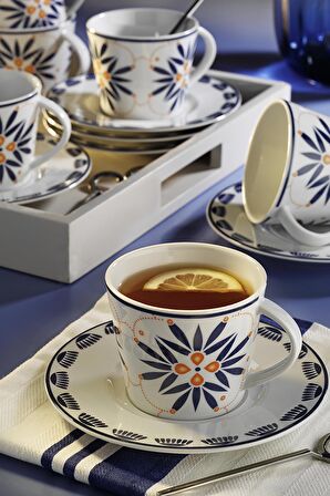 6 Kişilik 12 Parça Çay Fincanı 12446