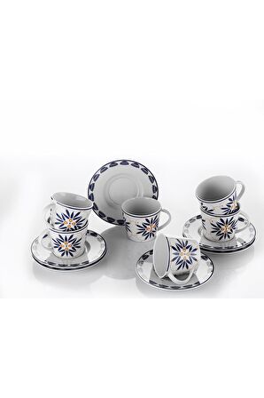 6 Kişilik 12 Parça Çay Fincanı 12446