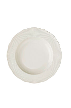 Kütahya Porselen İlay Dekorsuz 24 Parça 6 Kişilik Yemek Takımı