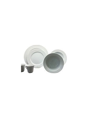 GB KÜTAHYA EKOSE 1 ADET ÇORBA KASESİ 15CM 1. KALİTE PORSELEN