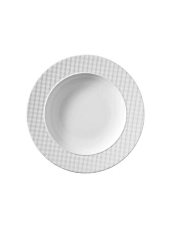 GB KÜTAHYA EKOSE 1 ADET YEMEK TABAĞI 20CM 1. KALİTE PORSELEN