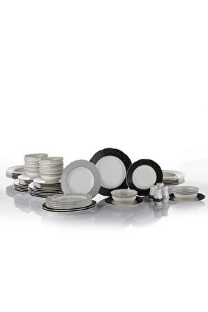 Bone Olympos 12339 58 Parça 12 Kişilik Yemek Takımı