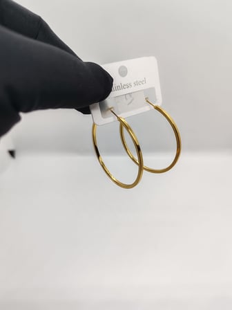 Çelik Halka Küpe 5cm