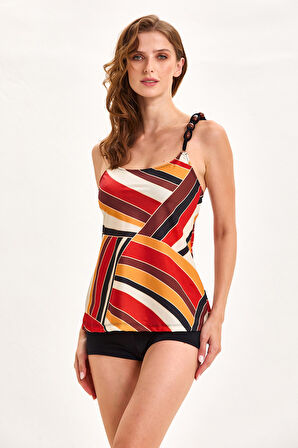 Argento Şortlu Tankini Takımı 0063-2064 