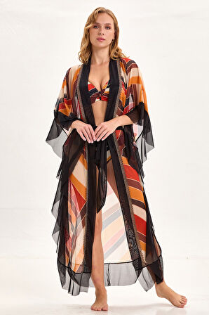 Argento Kuşaklı Kaftan 2153-2064 