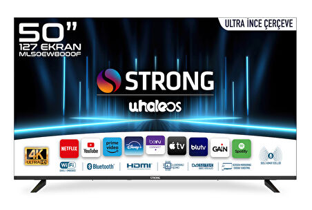 Strong ML50EW8000F 4K Ultra HD 50" 127 Ekran Uydu Alıcılı Smart LED TV