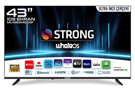 ML43EW4000F 43’’ 109cm Ekran Full HD Whale OS Smart TV Dahili Uydu Alıcılı Ultra Ince Çerçeve