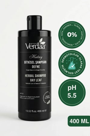 Bitkisel Defne Şampuanı Saç Dökülmesi ve Kepeğe Karşı 400 ML