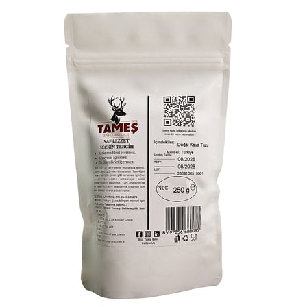 Tameş Baharatları Doğal Kaya Tuzu 250 gr