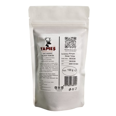 Tameş Baharatları Kimyon 100 gr