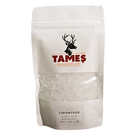 Tameş Baharatları Limontuzu 150 gr - Granür