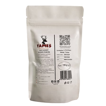 Tameş Baharatları Limontuzu 150 gr - Granür