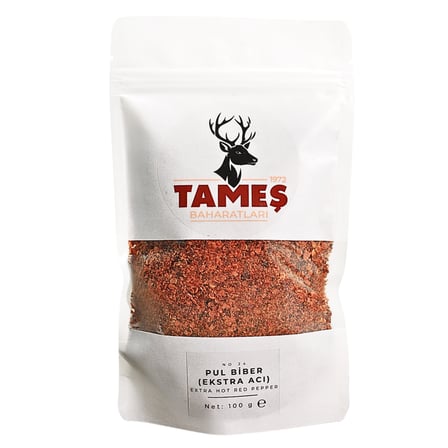 Tameş Baharatları Pul Biber Ekstra Acı 100 gr