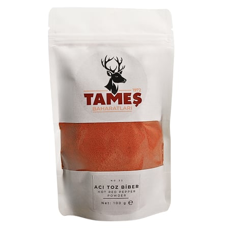 Tameş Baharatları Toz Biber Acı 100 gr