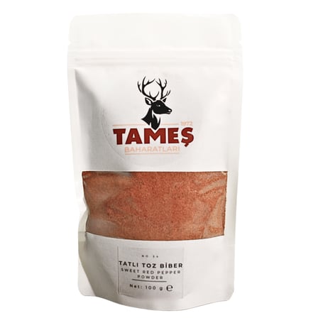 Tameş Baharatları Toz Biber Tatlı 100 gr