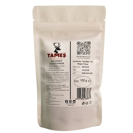 Tameş Baharatları Toz Biber Tatlı 100 gr