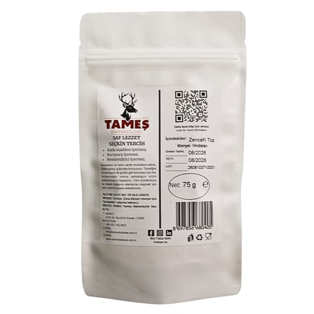 Tameş Baharatları Zencefil Toz 75 gr